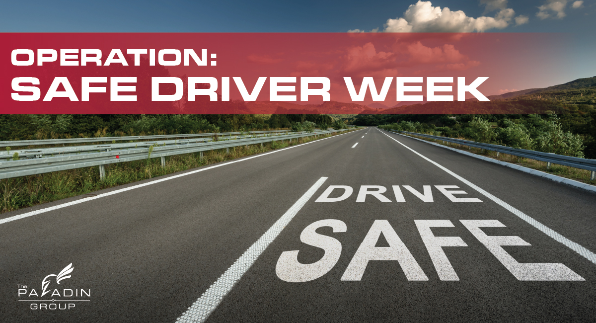 July 1016 Operation Safe Driver Week with a Speeding Focus Paladin